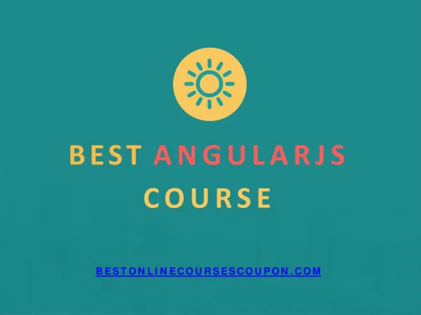 Best Angularjs Course