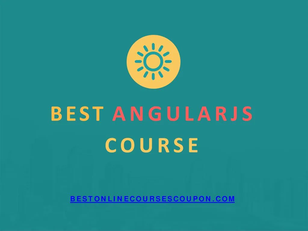 best angularjs course