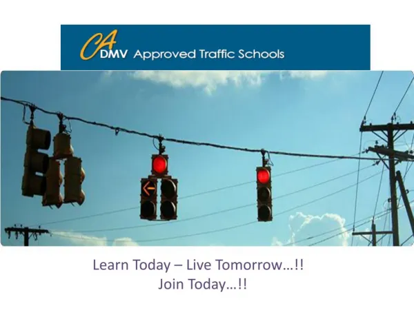 CA DMV Approved Traffic Schools Lists