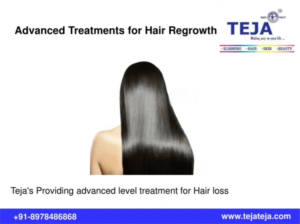 Advanced Treatments for Hair Regrowth