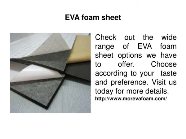EVA Foam Sheet