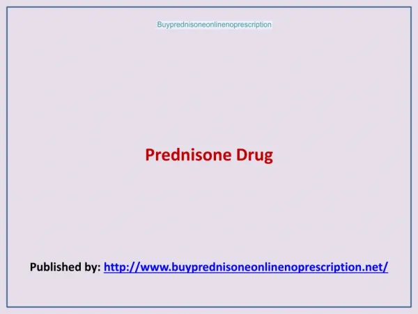 Buy Prednisone Online No Prescription-Prednisone Drug