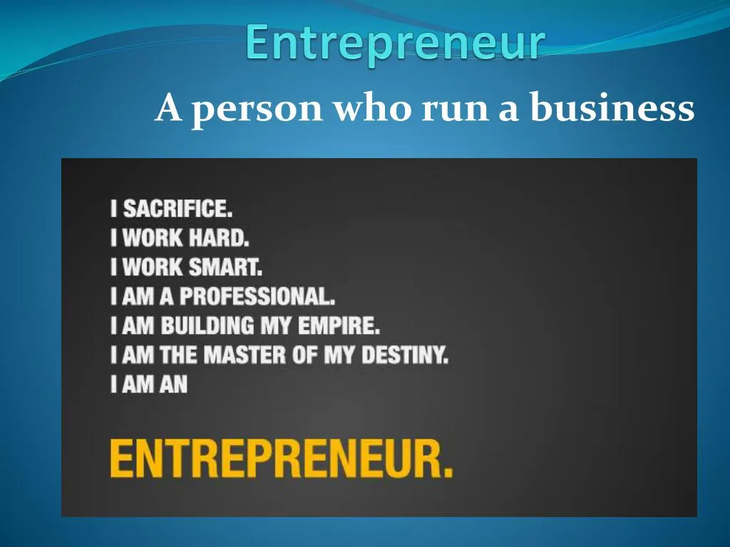 entrepreneur