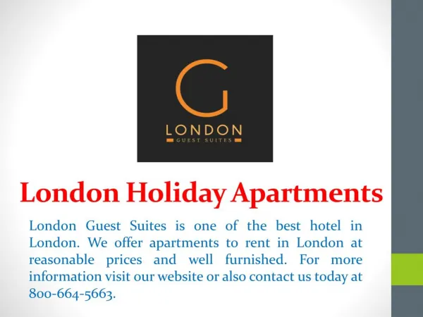 London Holiday Apartments