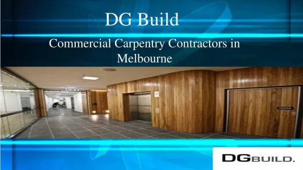 DG Build - Commercial Carpentry Contractors in Melbourne