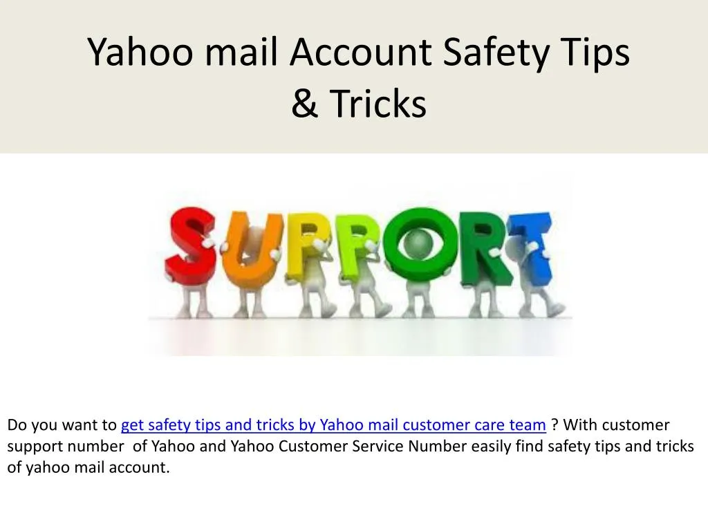 yahoo mail account safety tips tricks