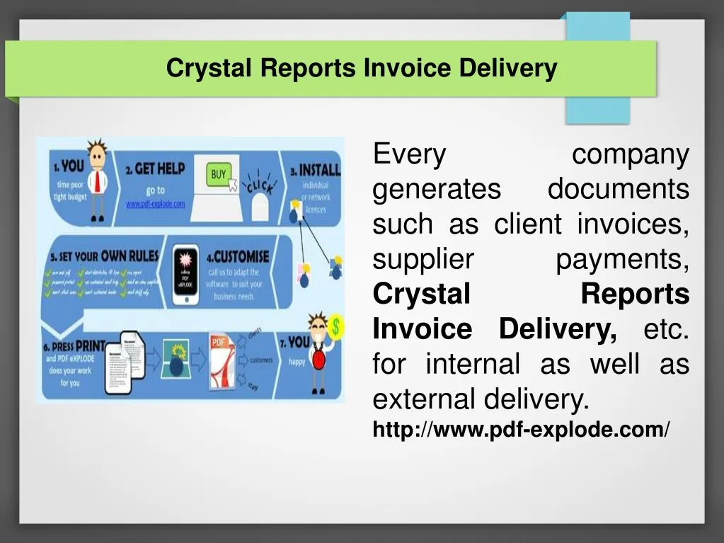 crystal reports invoice delivery