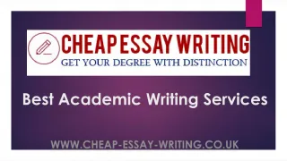 Cheap Essay Writing UK - Best Academic Writing Company - slide 1