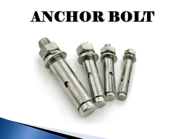 Anchor bolt