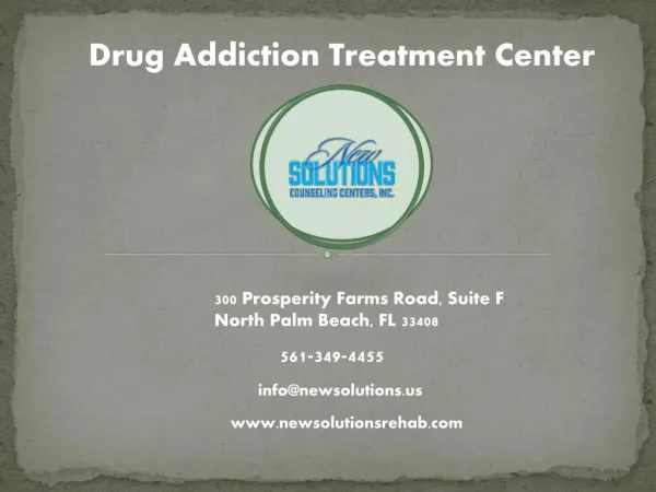 Florida Rehab Center - Treatment Programs For Drug Addiction