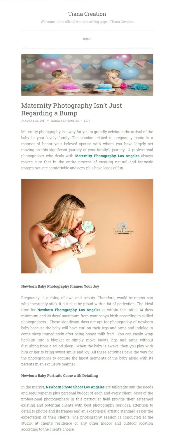 Newborn Baby Portraits Come With Detailing