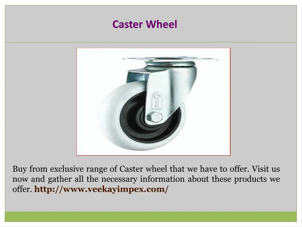 caster wheel