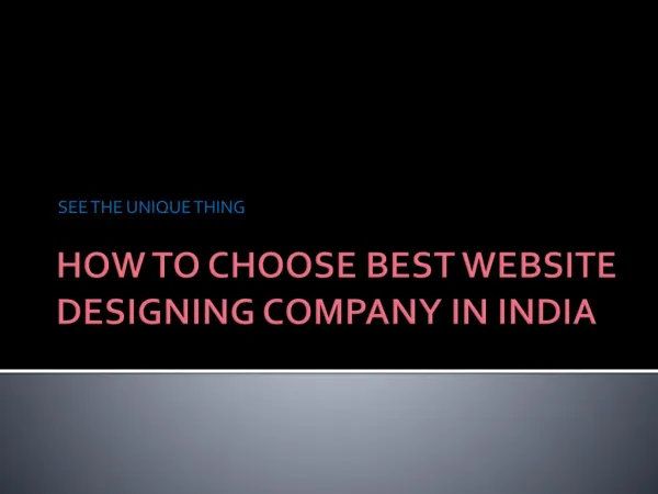 How to find best web design service in India