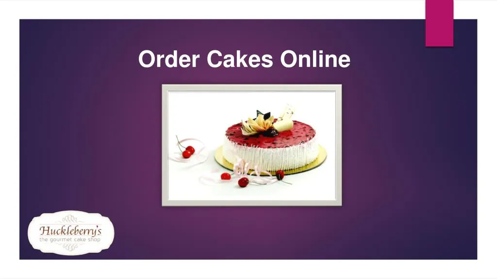 order cakes online
