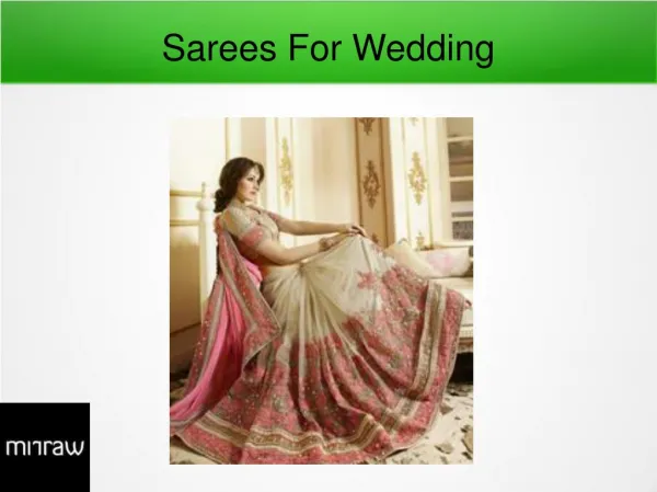 Wedding Sarees Trends For 2017