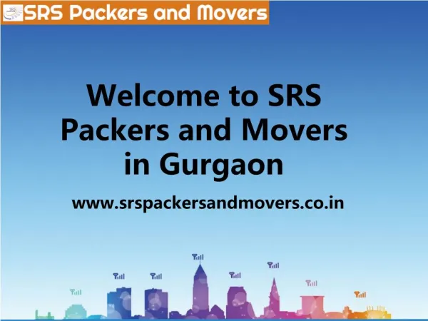 Packers in gurgaon | SRS packers and movers