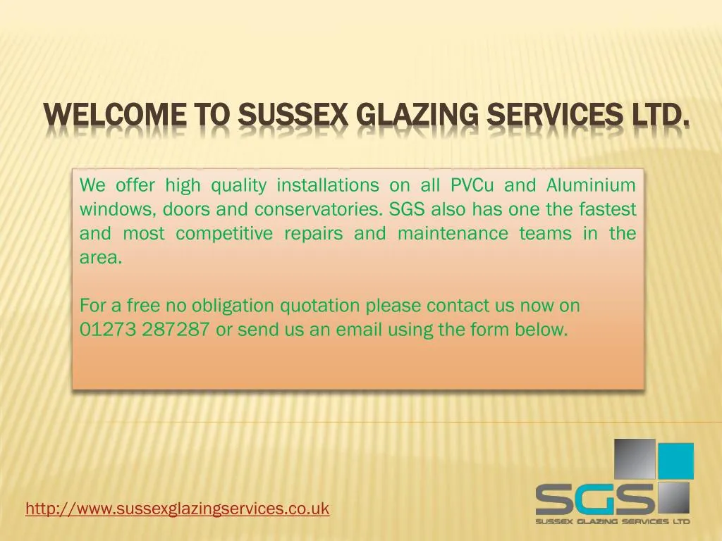 welcome to sussex glazing services ltd