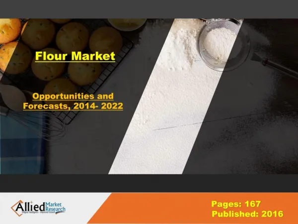 Flour Market ize & Share, Forecast- 2022