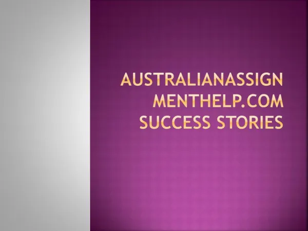 australianassignmenthelp.com success stories