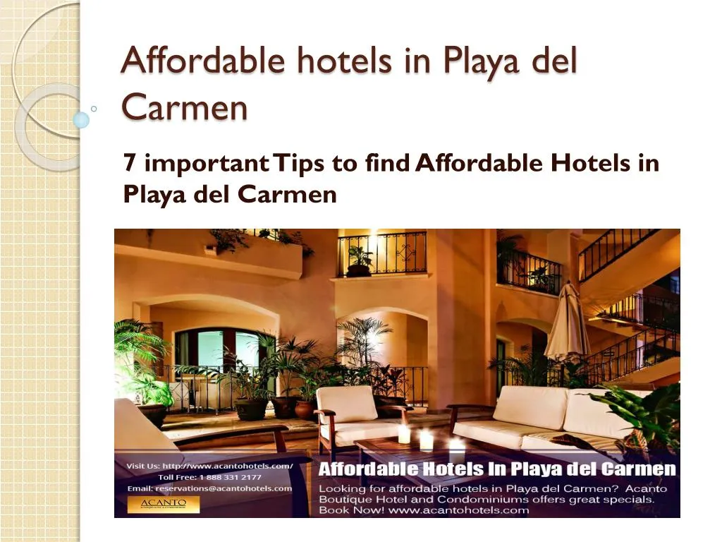 affordable hotels in playa del carmen