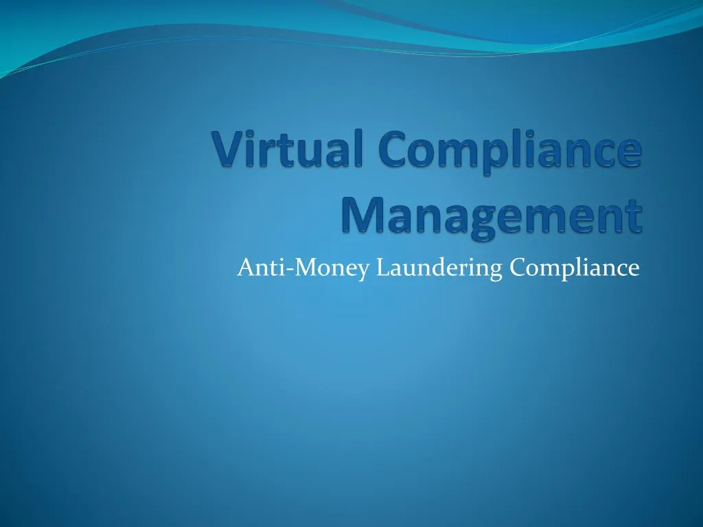 virtual compliance management