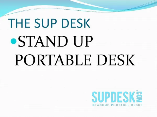 Stand Up Portable Desk