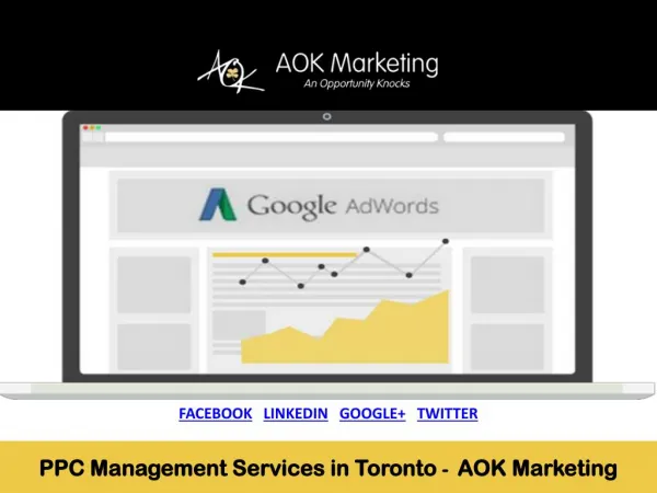 PPC Management Services in Toronto - AOK Marketing