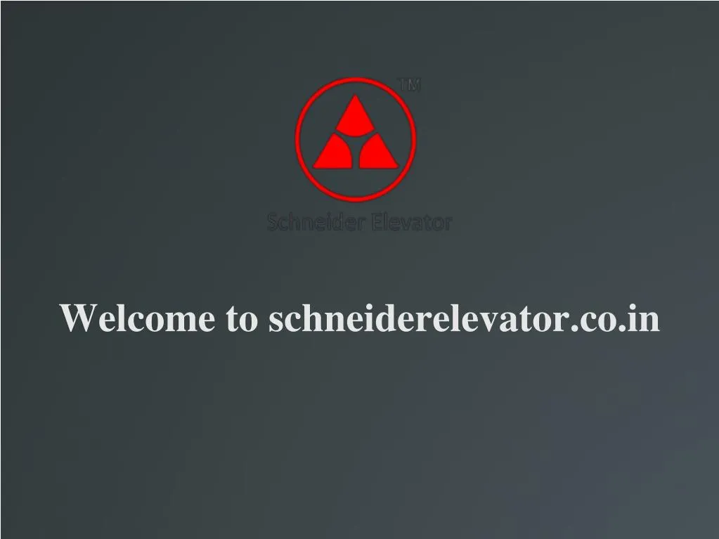 welcome to schneiderelevator co in