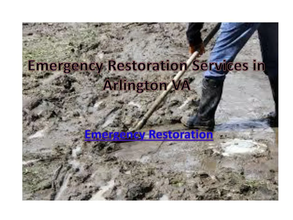 emergency restoration services in arlington va