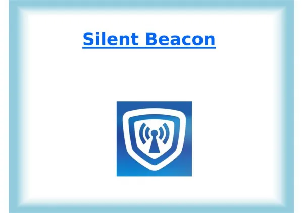 Silent Beacon - Emergency Alert ystem