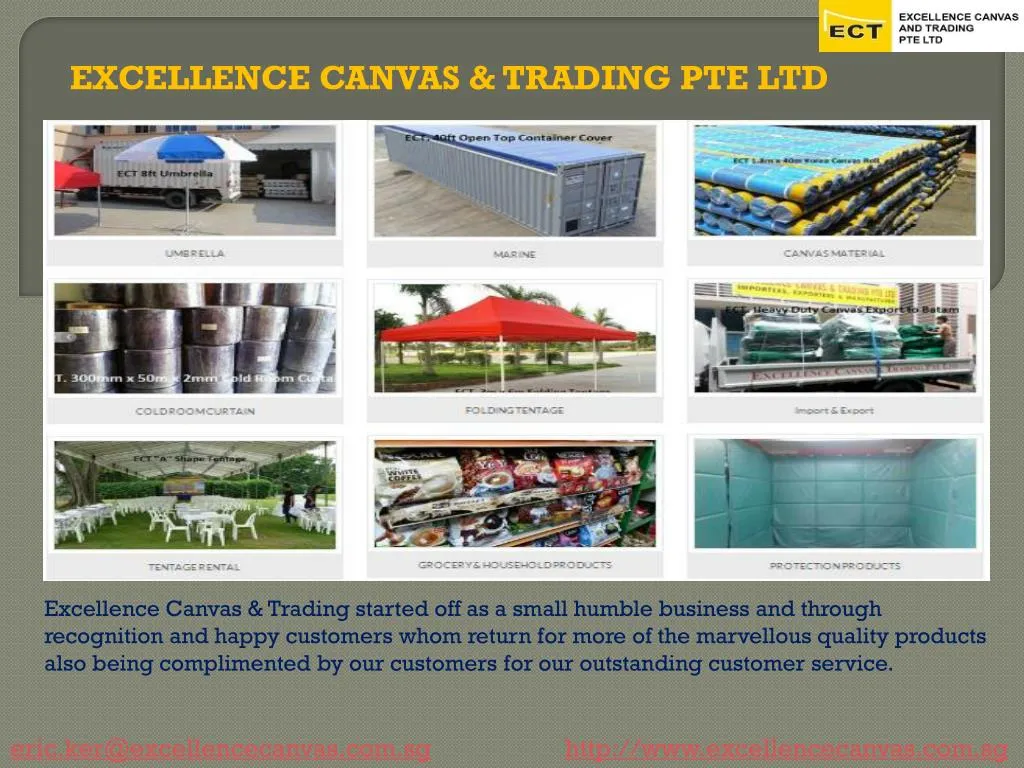 excellence canvas trading pte ltd