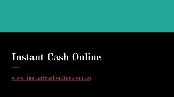 Payday Advance Loans in Australia