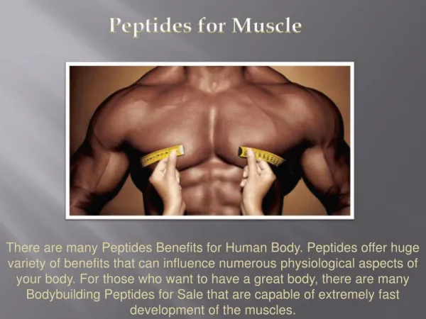 Bodybuilding Peptides for Sale