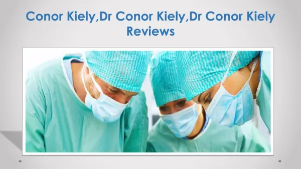 Top 10 Hairtransplant Doctor in UK - Dr Conor Kiely