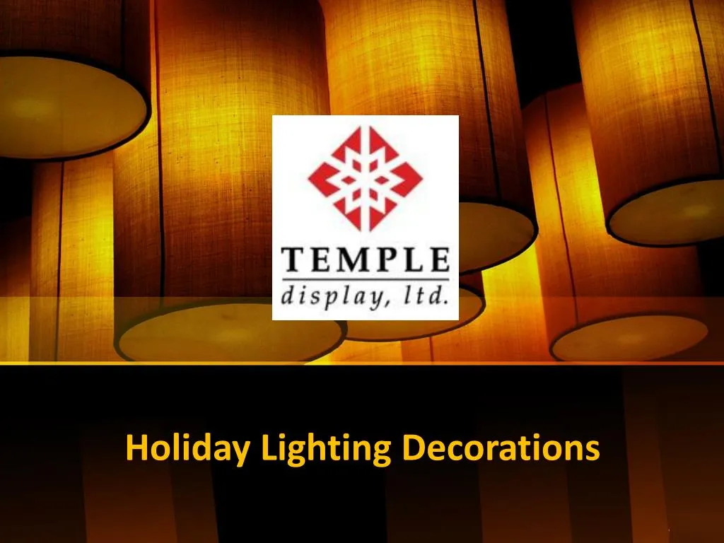 holiday lighting decorations
