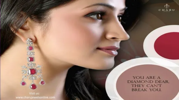 Choose your diamond jewelry collection online at Charujewels
