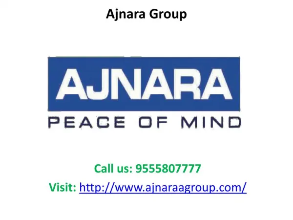 Ajnara Group commercial and residential projects