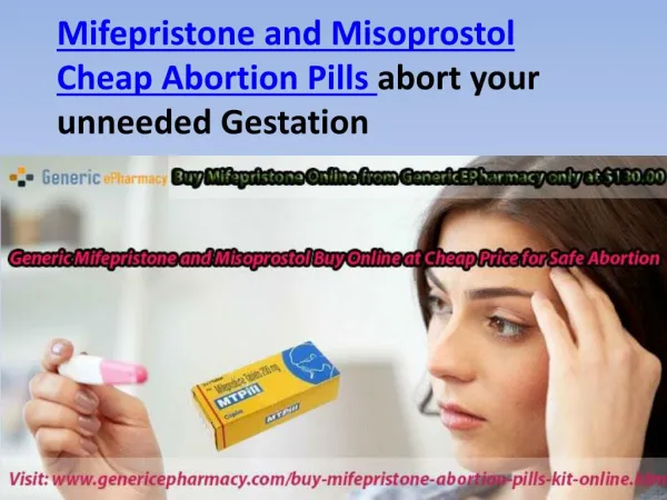 Order Abortion Pill Online Cheap in USA from GenericEPharmacy with Fast Shipping
