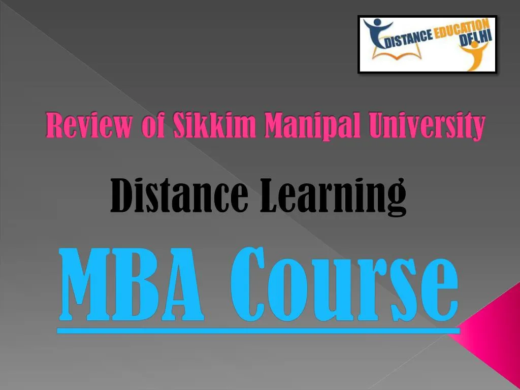 review of sikkim manipal university