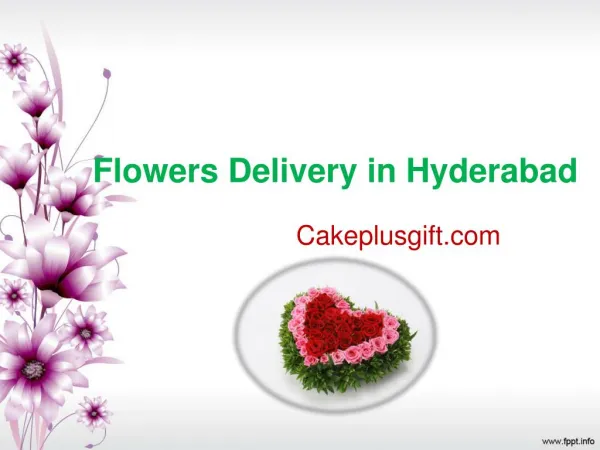 Online Flowers Delivery In Hyderabad | Flowers Delivery In Hyderabad