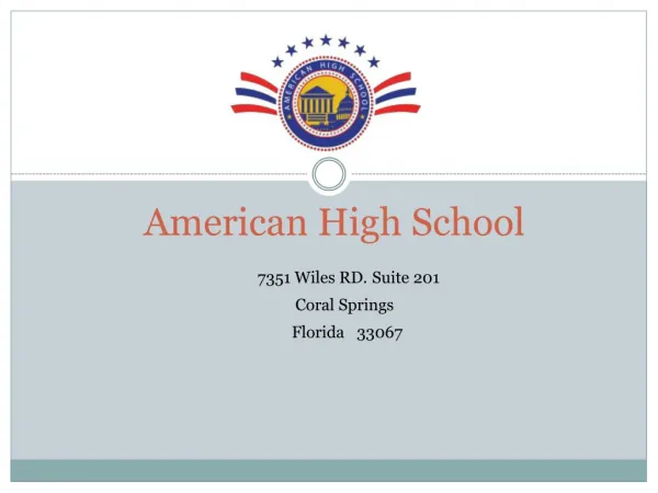 american online high school - American High School