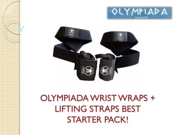 OLYMPIADA WRIST WRAPS LIFTING STRAPS BEST STARTER PACK!