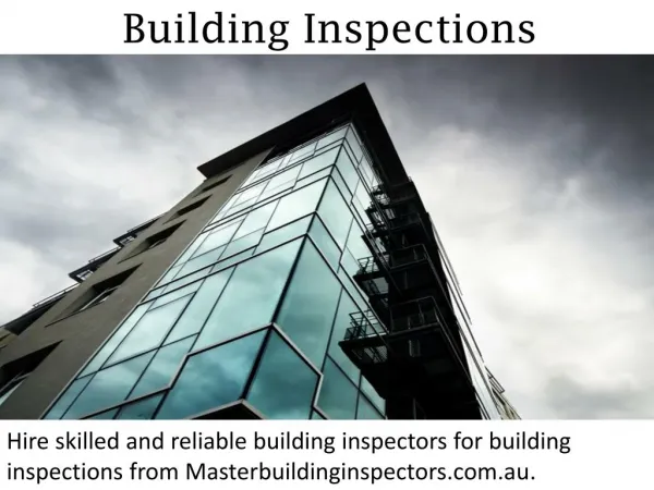 Building Inspections - masterbuildinginspectors.com.au