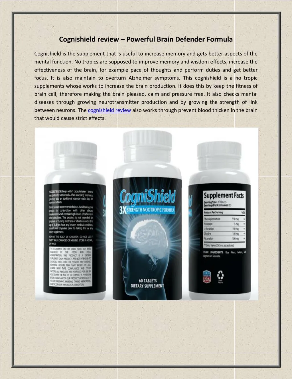 cognishield review powerful brain defender formula