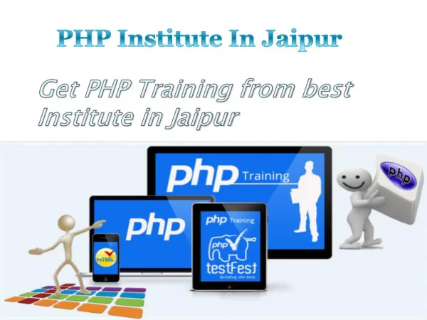 PHP Institute in Jaipur - traininginstituteinjaipur.net