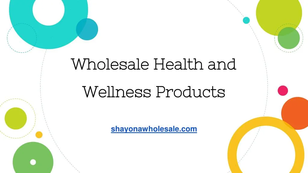 wholesale health and wellness products