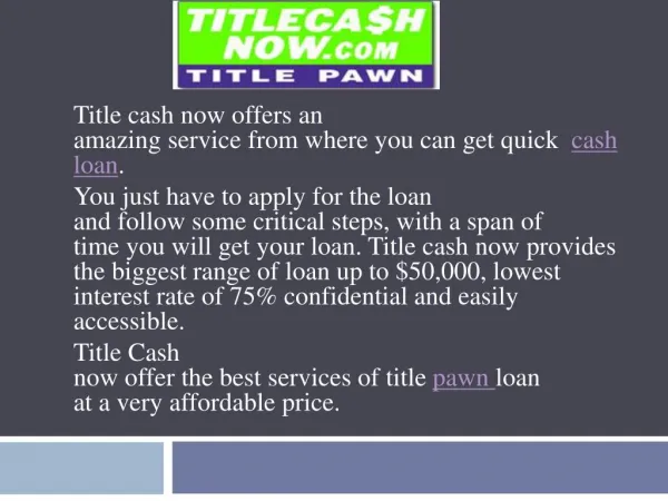 Title Cash Now offers Spectacular Amount for Boat Loan