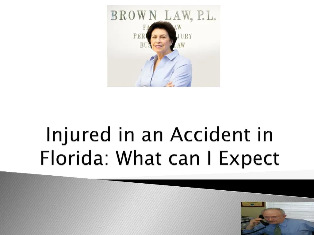 injured in an accident in florida what can i expect