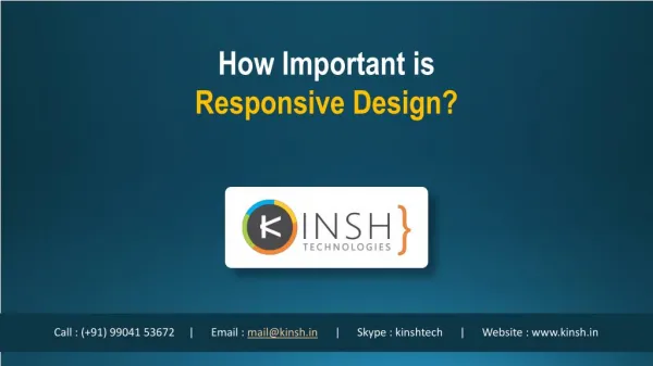How important is responsive design?