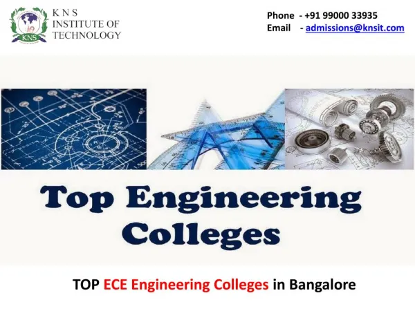 TOP ECE Engineering Colleges in Bangalore